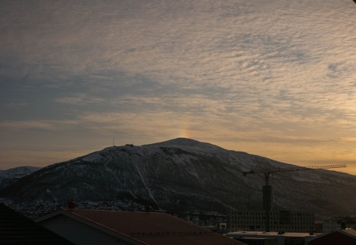 Sun dogs from Tromso