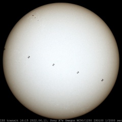 ISS transit, Göd (HU), 2022.06.11.