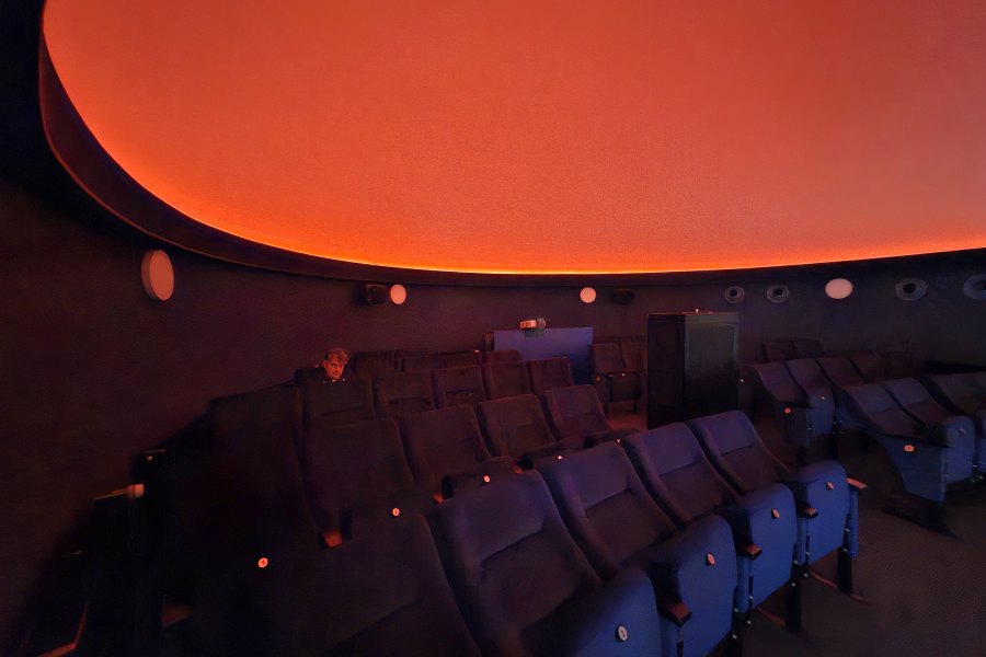 At the planetarium