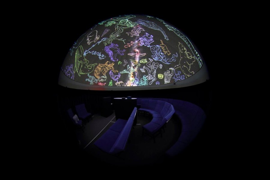 A planetárium belső tere