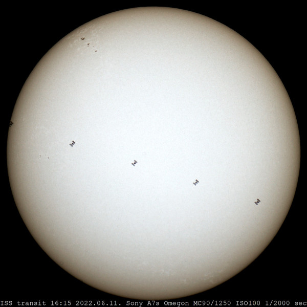 ISS transit, Göd (HU), 2022.06.11.
